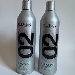 Redken 02 Satinwear Ultimate Blow Dry Lotion 16.9 Oz Jumbo